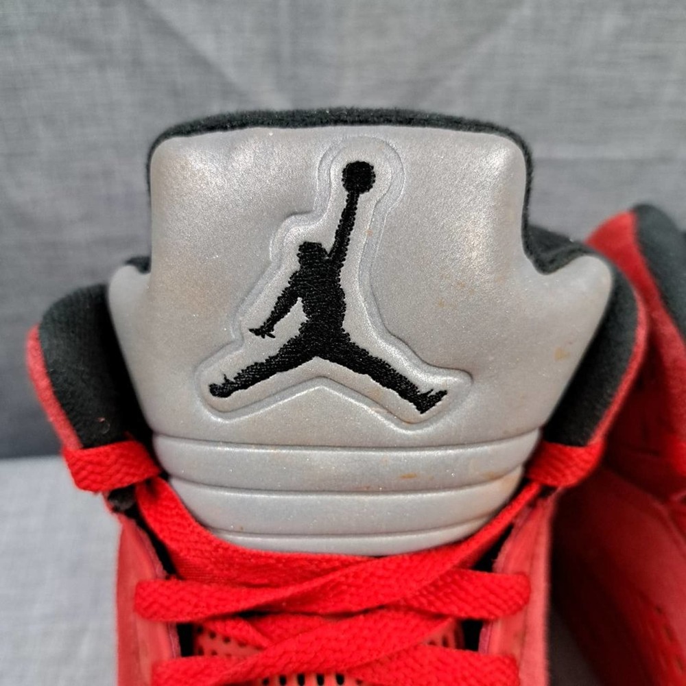 !Nike Air Jordan 5 Retro Red Suede 2017 Men's size 8 - Picture 10 of 16